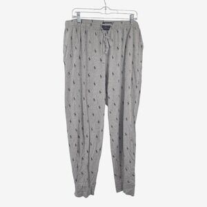 Polo Ralph Lauren Men's XL All Over Pony Jersey Knit Sleep Jogger Pants